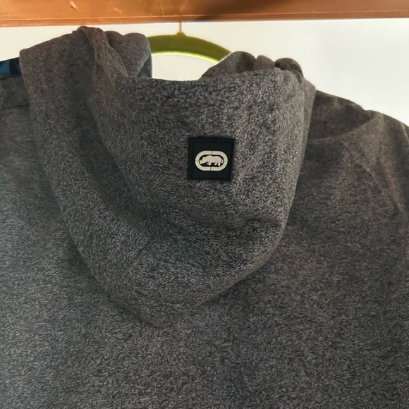 Ecko Medium Unlimited Gray Hoodie with Blue Logo, New with tag, retails $58.00 - Picture 6 of 6